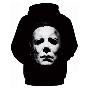 Película Halloween Michael Myers Sudadera Cosplay Halloween Fiesta Carnaval 3D Impreso